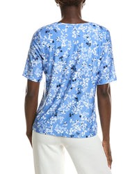 Jones New York Elbow Double Keyhole Top