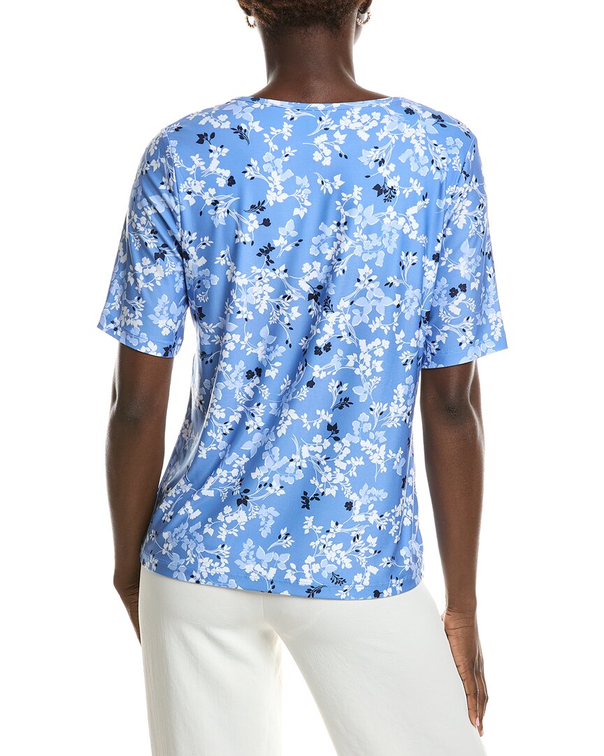 Jones New York Elbow Double Keyhole Top