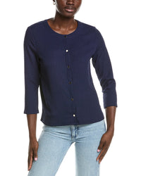 Jones New York Seabreeze Crinkle Cardigan