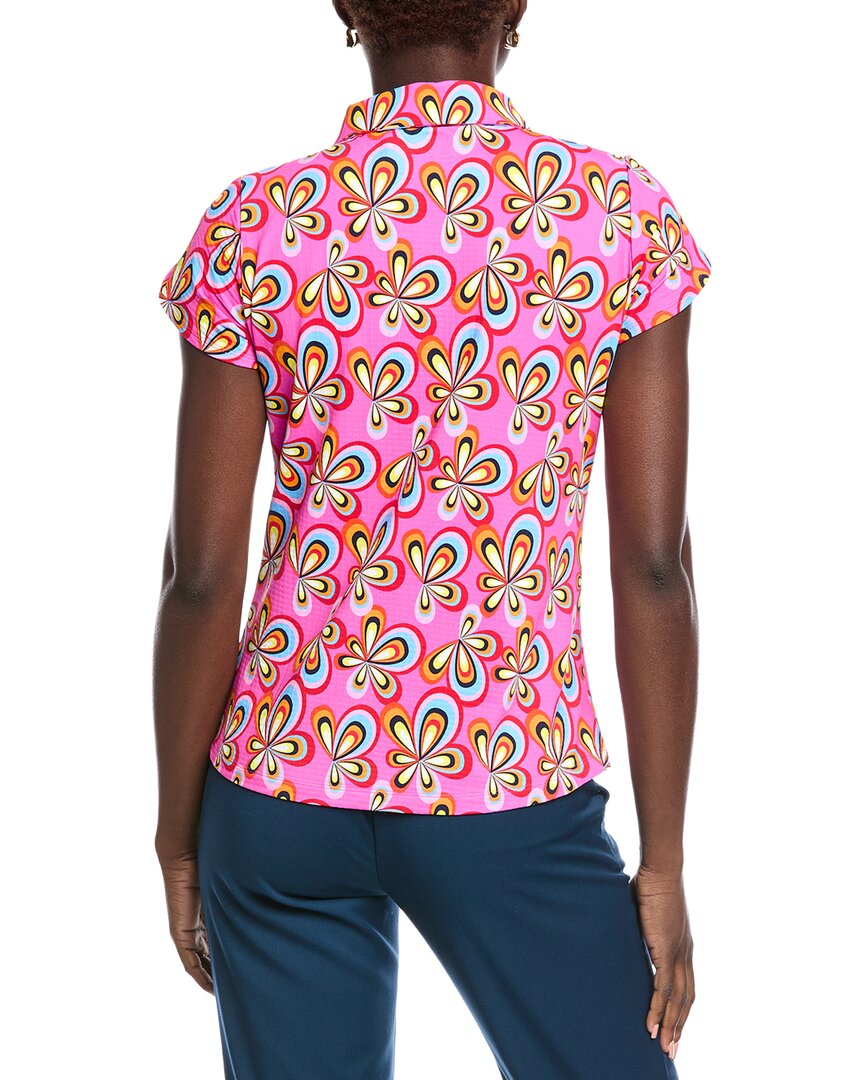 Ibkul Tulip Sleeve Polo Shirt