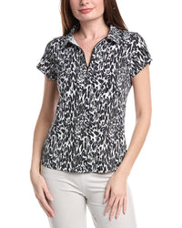 Ibkul Tulip Sleeve Polo Shirt