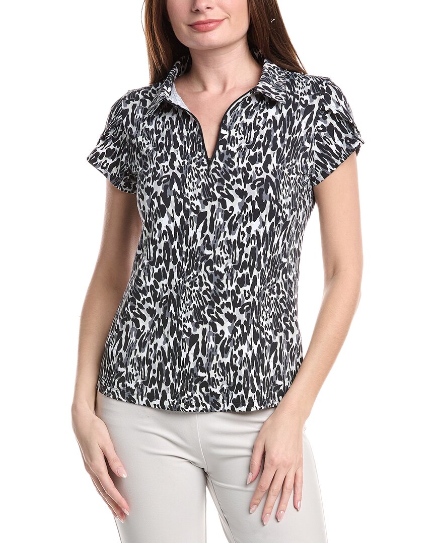 Ibkul Tulip Sleeve Polo Shirt