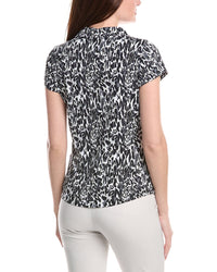 Ibkul Tulip Sleeve Polo Shirt