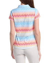 Ibkul Tulip Sleeve Polo Shirt