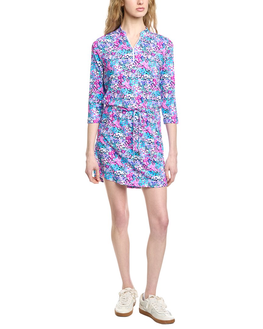 Ibkul 3/4-Sleeve Drawstring Dress