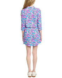 Ibkul 3/4-Sleeve Drawstring Dress