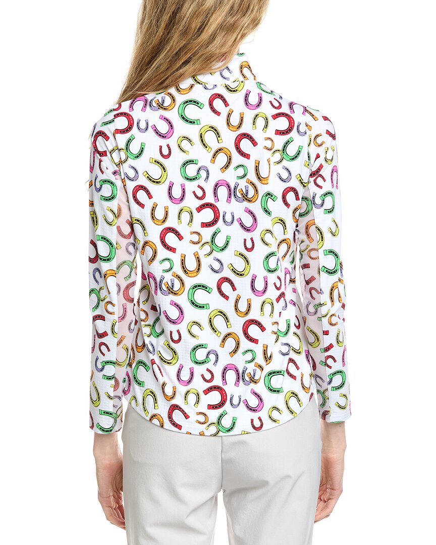 Ibkul Long Sleeve Mock Neck Top