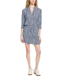 Ibkul 3/4-Sleeve Drawstring Dress