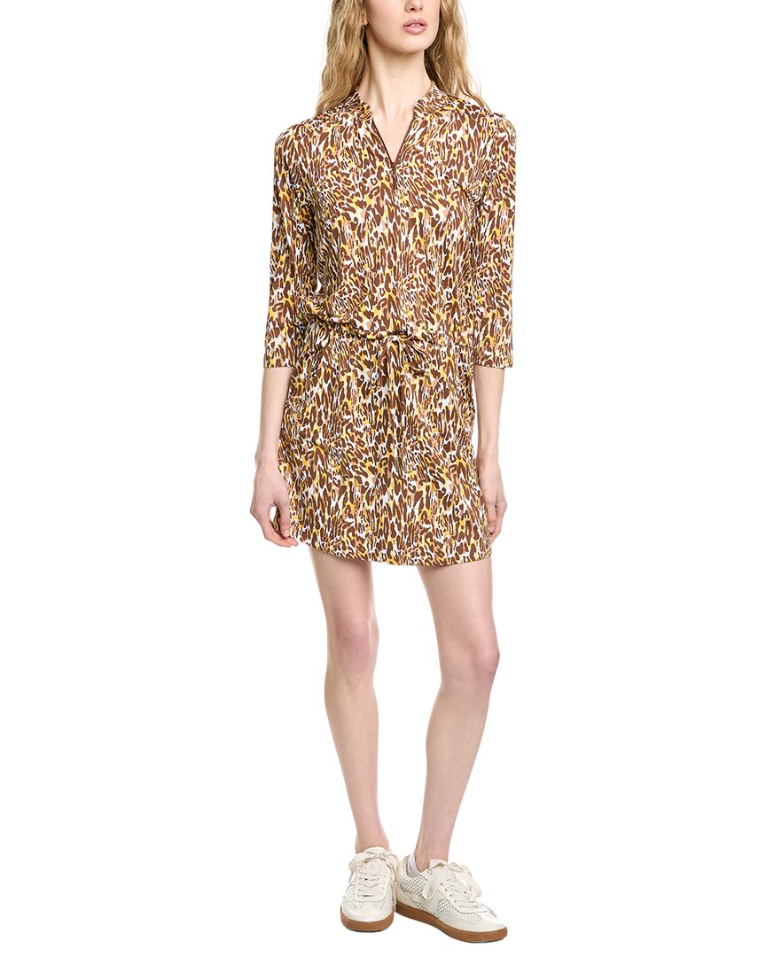 Ibkul 3/4-Sleeve Drawstring Dress