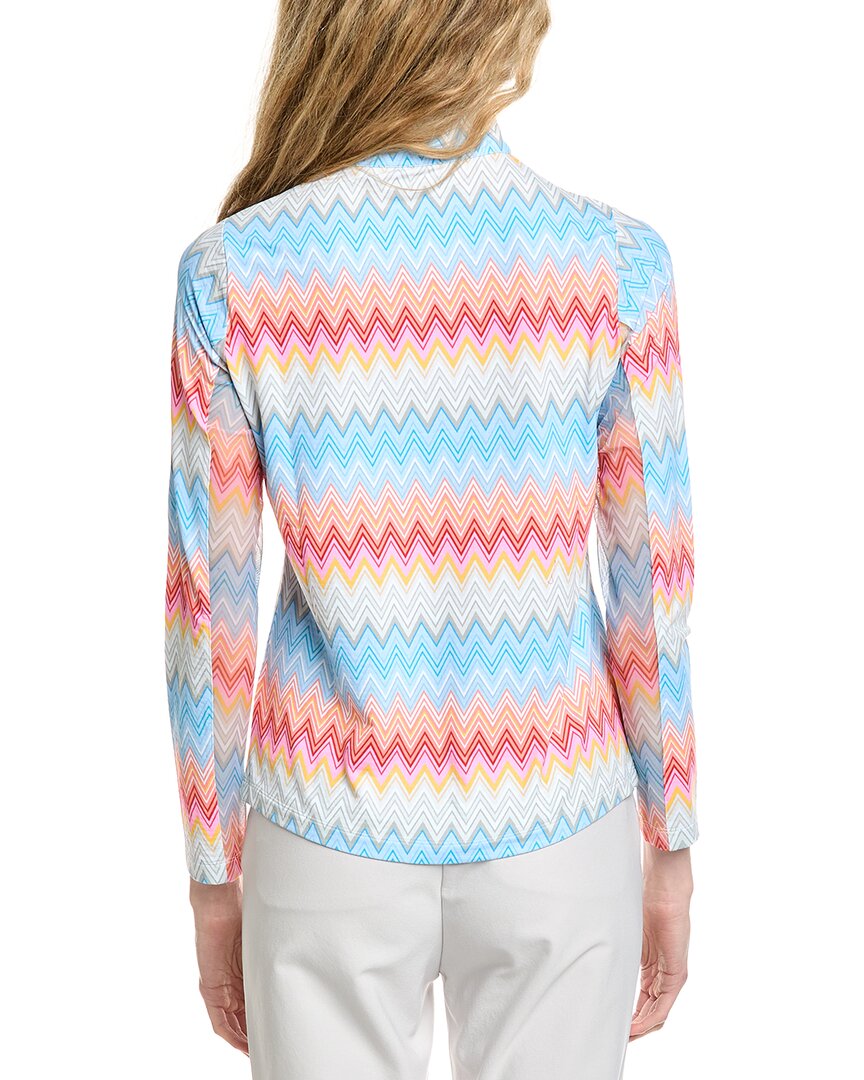 Ibkul Long Sleeve Mock Neck Top