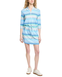 Ibkul 3/4-Sleeve Drawstring Dress