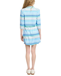 Ibkul 3/4-Sleeve Drawstring Dress