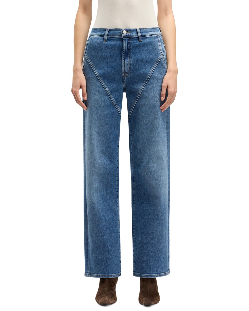 7 For All Mankind Stovepipe Oceanstone Straight Leg Jean