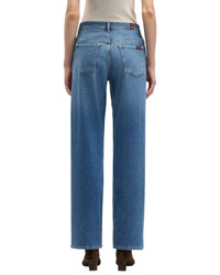 7 For All Mankind Stovepipe Oceanstone Straight Leg Jean