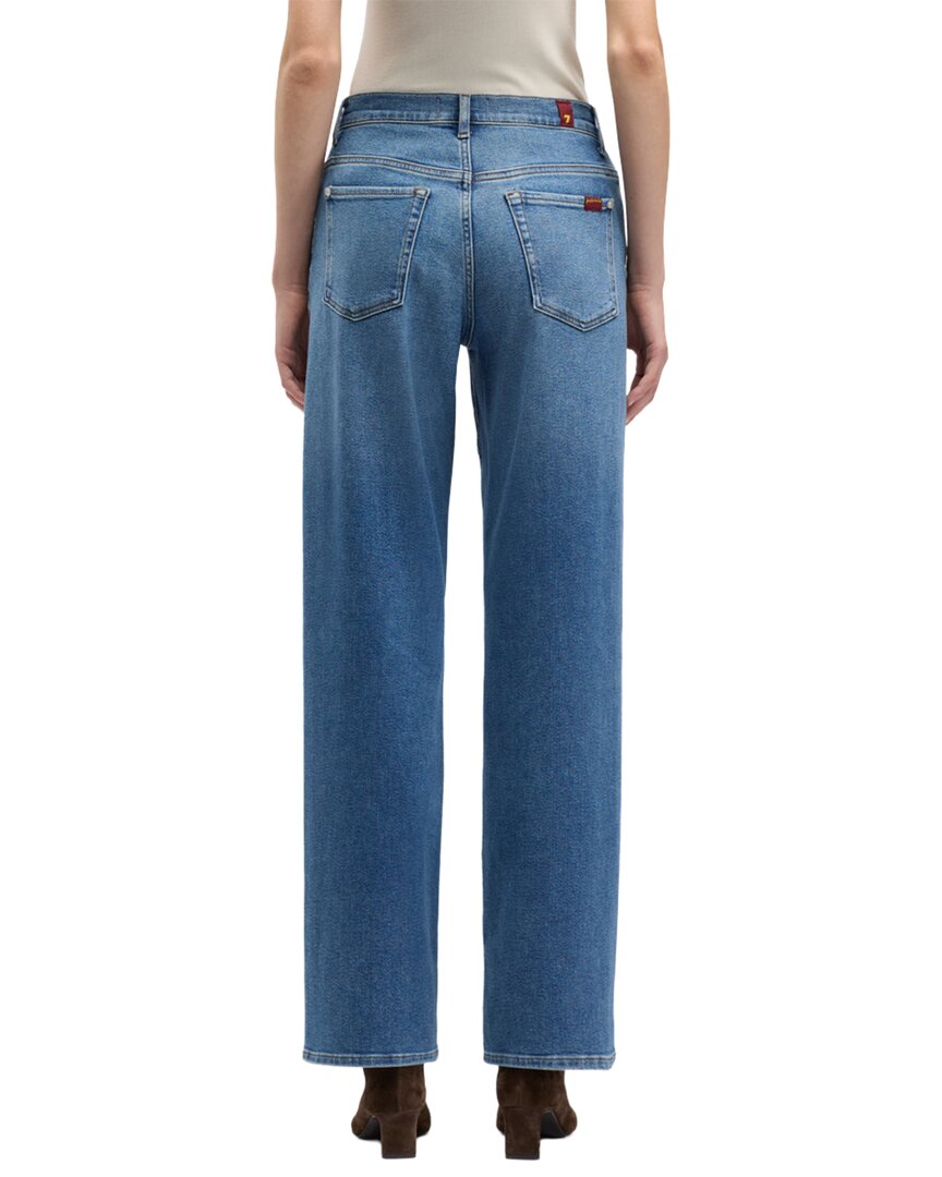 7 For All Mankind Stovepipe Oceanstone Straight Leg Jean