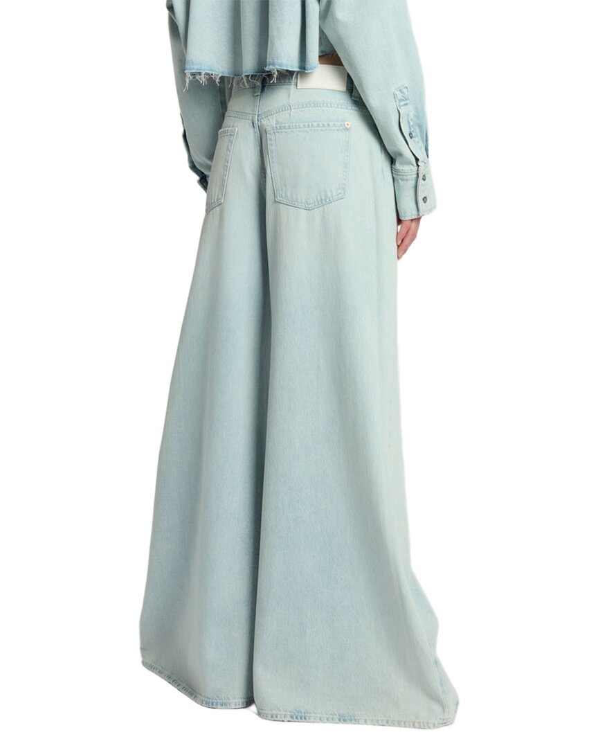 7 For All Mankind Willow Clean Slate Wide Leg Jean