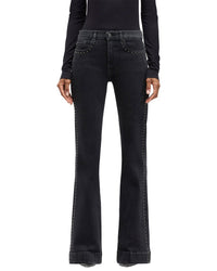 7 For All Mankind Dojo Tailorless Escape With Stu Flare Leg Jean