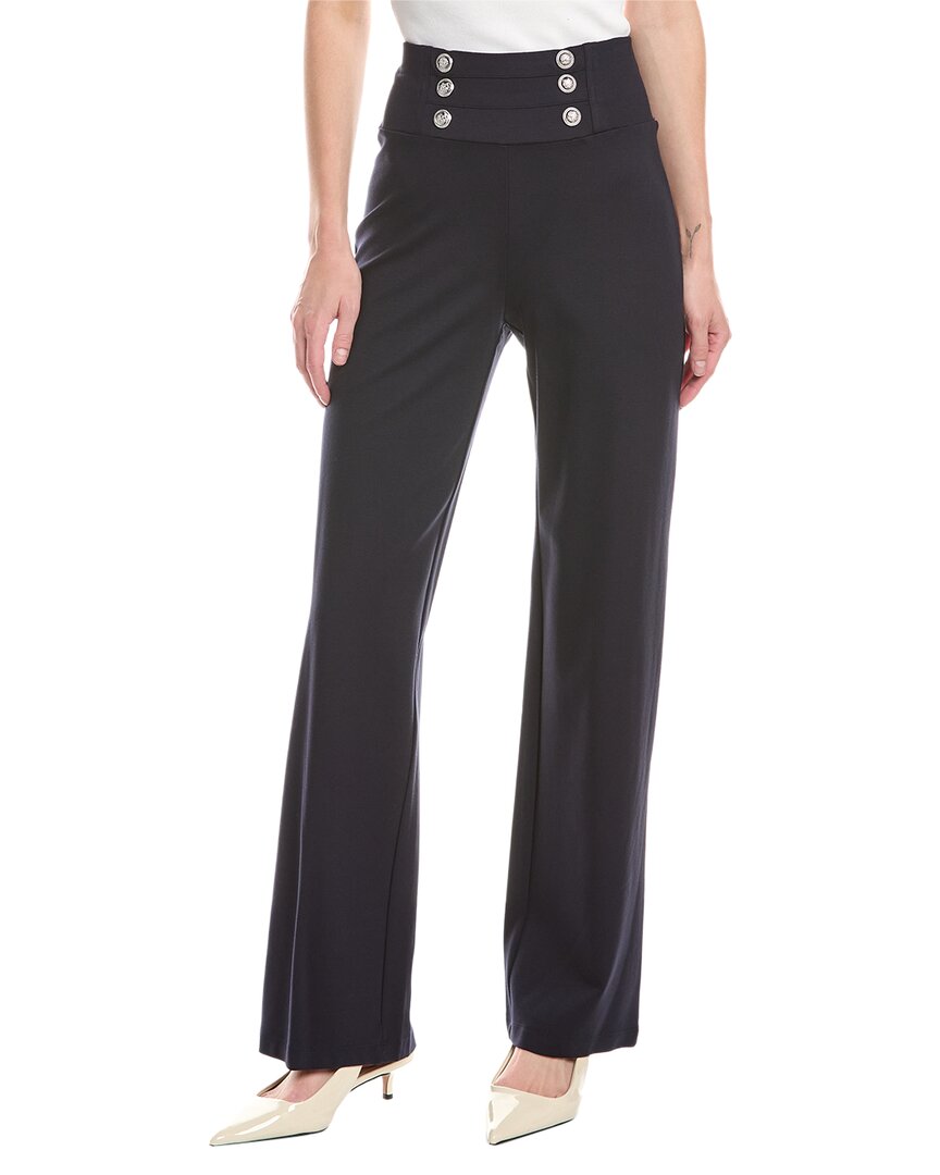 T Tahari High Waisted Pull-On Wide Leg Pant