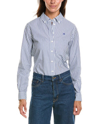 Brooks Brothers Brooks Brothers Bengal Stripe Essential Blouse