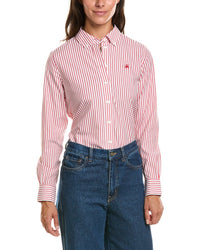 Brooks Brothers Brooks Brothers Bengal Stripe Essential Blouse