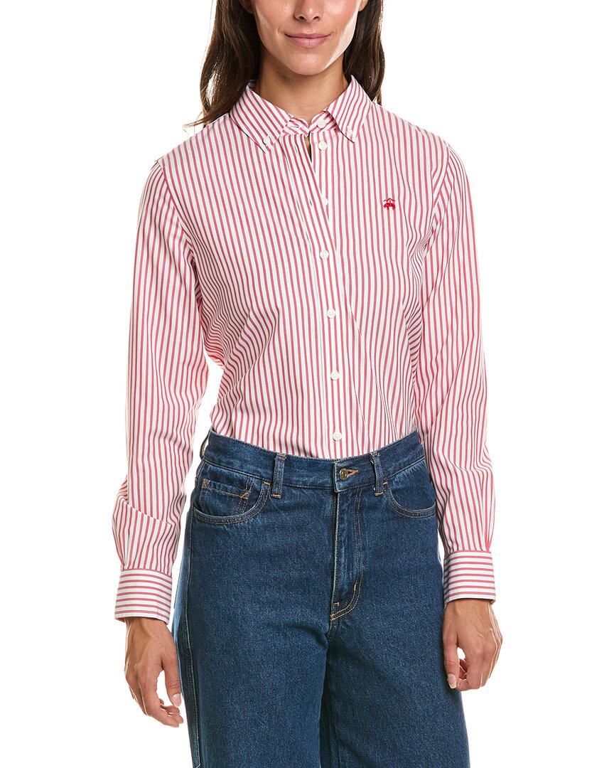 Brooks Brothers Brooks Brothers Bengal Stripe Essential Blouse