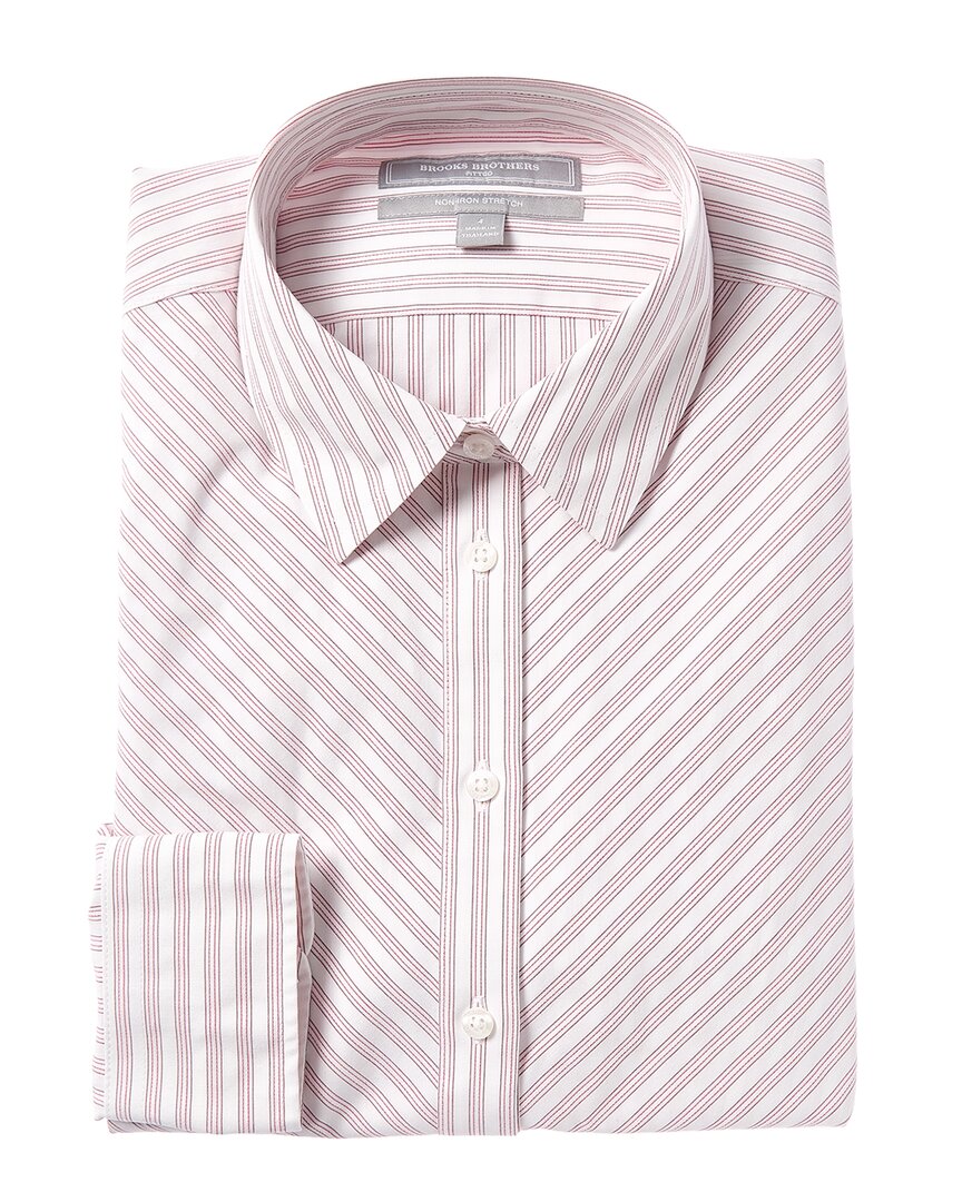 Brooks Brothers Stripe Fitted Dress Shirt