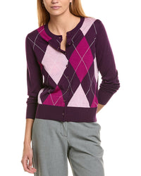 Brooks Brothers Merino Argyle Cardigan