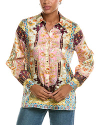 Elie Tahari Elie Tahari The Lior Baroque Blouse