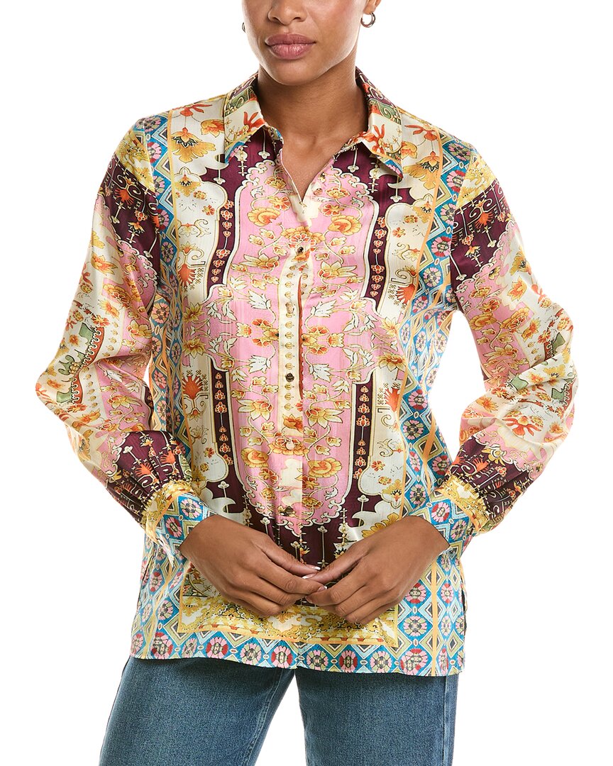 Elie Tahari Elie Tahari The Lior Baroque Blouse