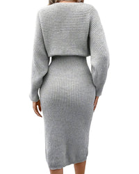 Kayla Paris 2Pc Cardigan & Dress Set