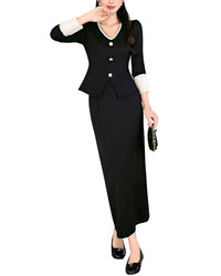 Elaine 2Pc Top & Skirt Set