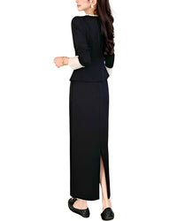 Elaine 2Pc Top & Skirt Set