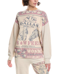 Nu Vintage Dallas B W Feed Crewneck Pullover
