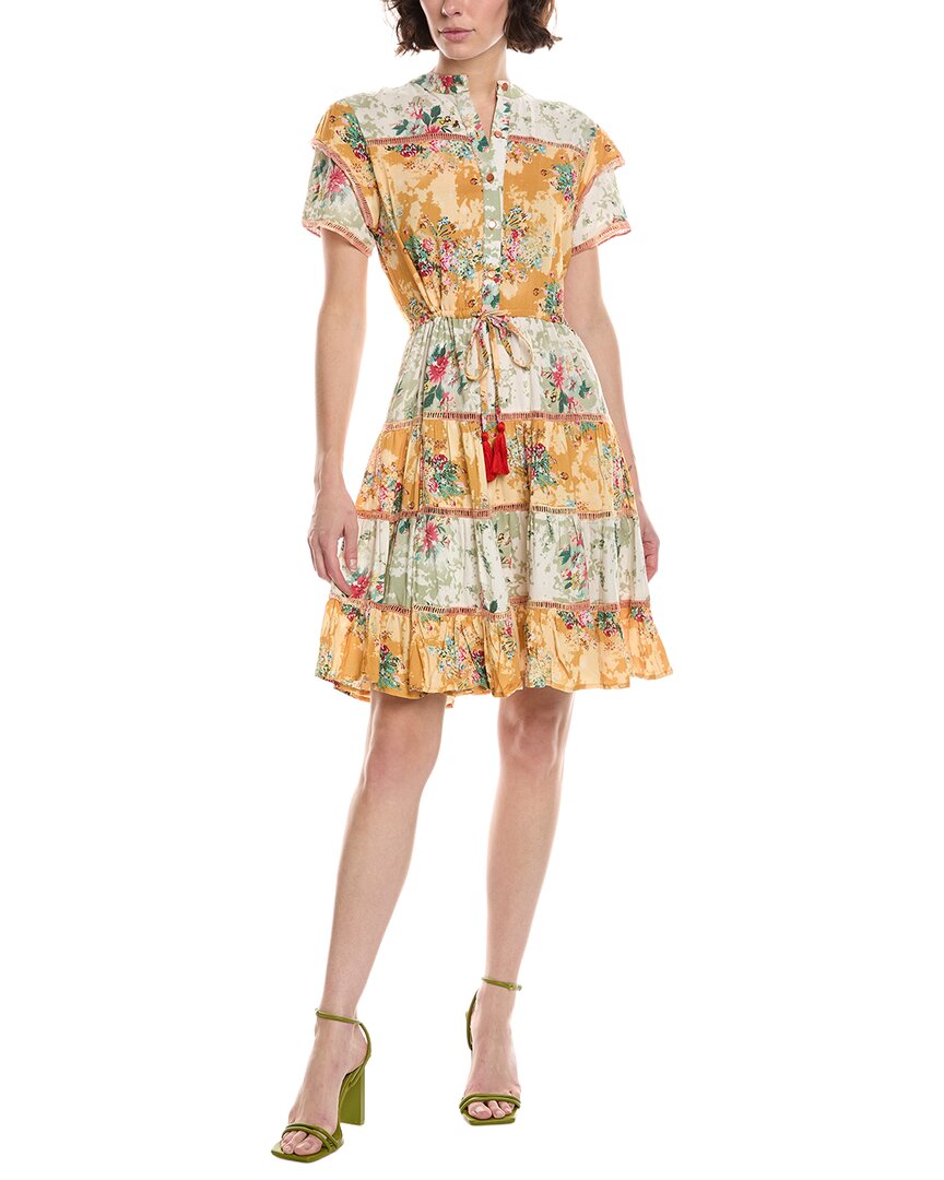 Nu Vintage Elara Short Sleeve Mini Dress