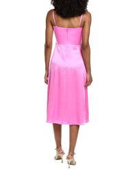 Amanda Uprichard Clover Silk Midi Dress
