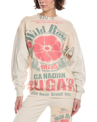 Nu Vintage Wild Rose Canada Sugar Crewneck Pullover