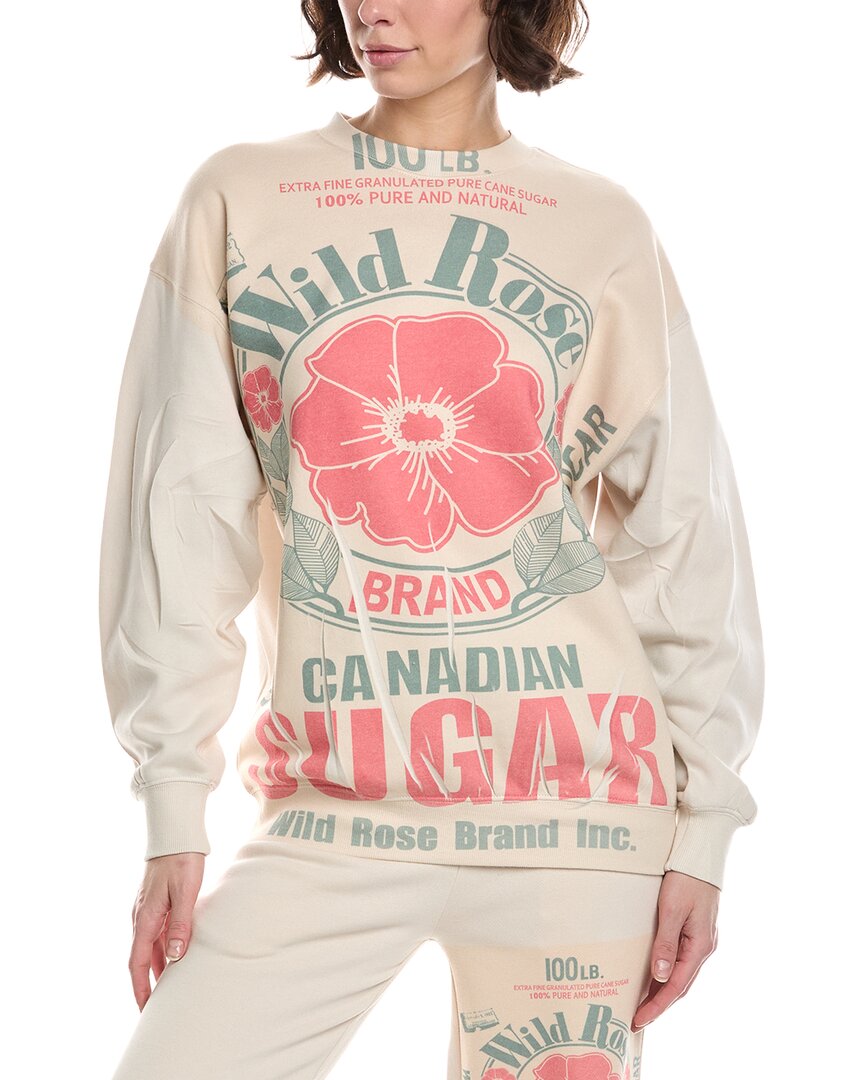 Nu Vintage Wild Rose Canada Sugar Crewneck Pullover