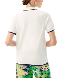 Trina Turk Serena Heart Polo Shirt
