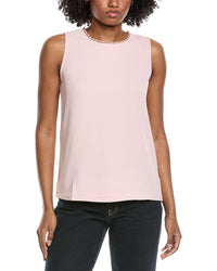 Gracia Chain Neckline Top