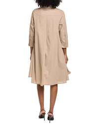 Gracia Chest Lace Work Shirtdress