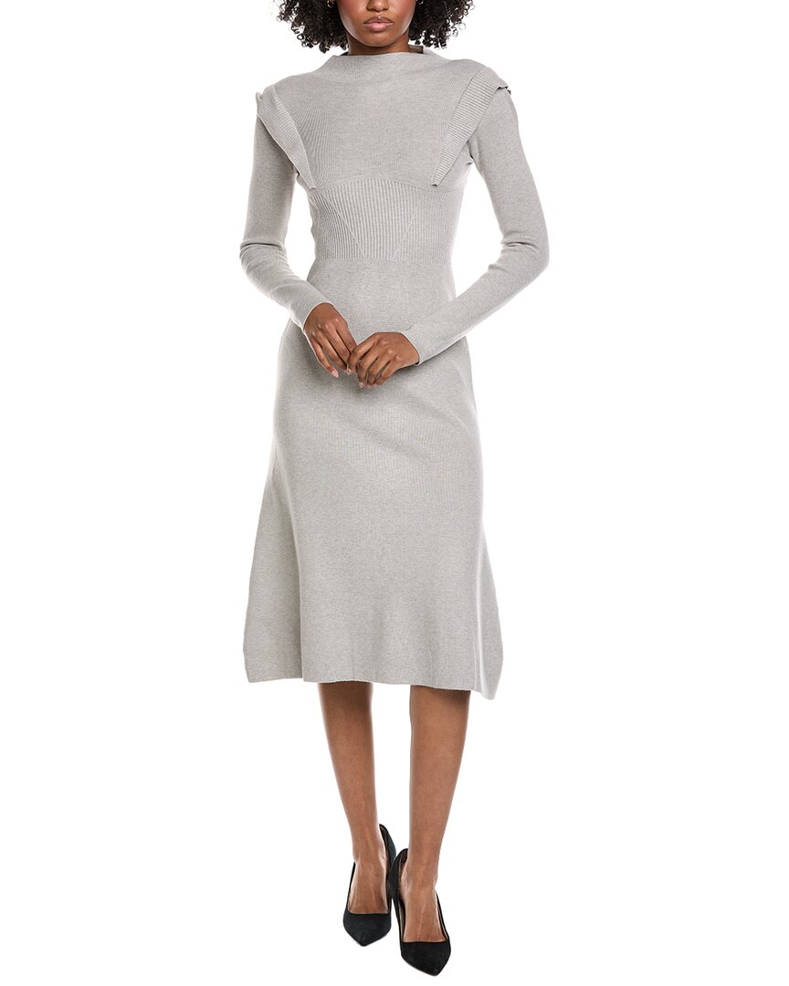 Gracia Mock Neck Knit Maxi Dress