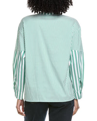 Gracia Stripped Floral Shirt