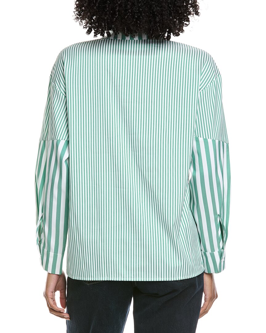 Gracia Stripped Floral Shirt