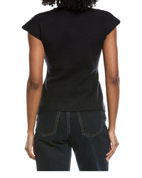Gracia Knitted Mock Neck Sleeveless Top