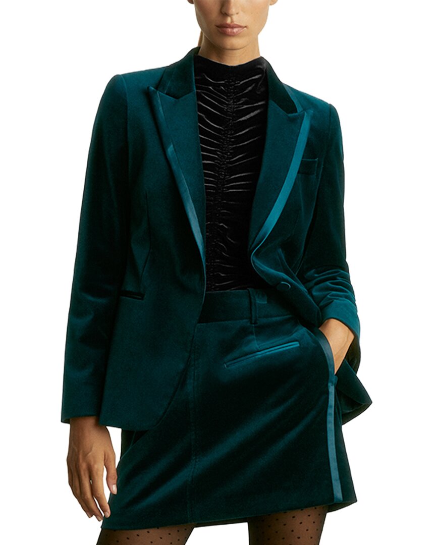 Reiss Parisa Velvet Blazer