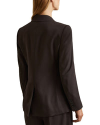 Reiss Evelyn Double-Breasted Wool-Blend Blazer