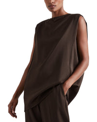 Reiss Camille Wool-Blend Tunic Top