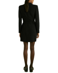 Reiss Casiya Structured Tux Midi Dress
