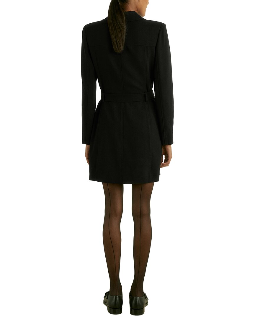 Reiss Casiya Structured Tux Midi Dress