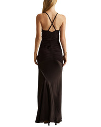 Reiss Paula Plunge Maxi Dress